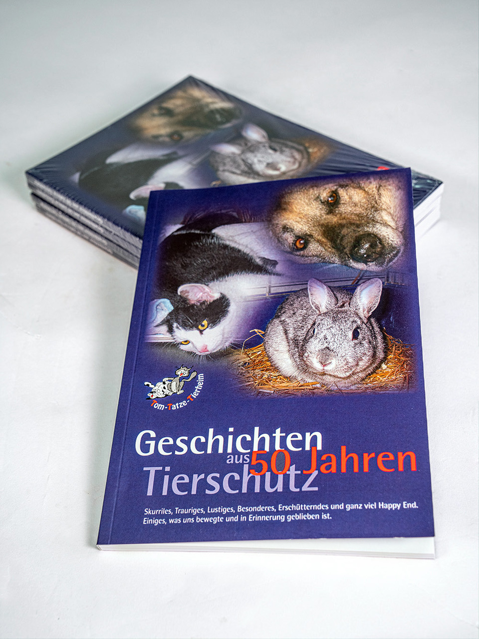 Geschichten aus 50 Jahren Tierschutz Softcover-Brochuere